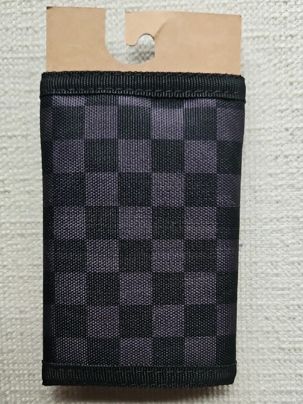 VANS BLACK CHECKERBOARD WALLET